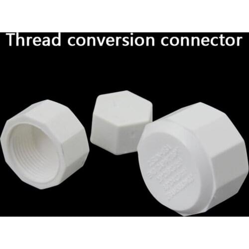 1/2" 3/4" 1" BSP Female Thread Plastic Pipe Hex Head Plastic End Cap Plug Fitting UPVC Connector Adapter 1 Pcs