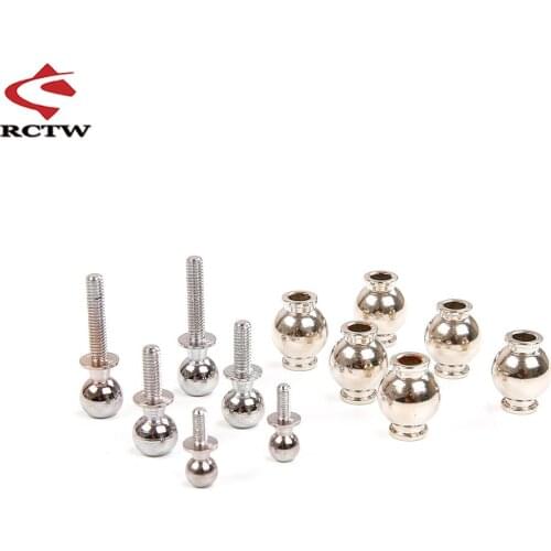 Socket Ball Steering Knuckle Ball Head Screw Kit for 1/5 HPI ROVAN BAJA KM 5T 5B 5SC ROFUN BAHA RC CAR Whole Vehicle Toys PARTS