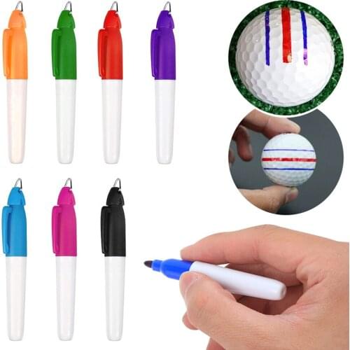 Professional Golf Ball Liner Markers Pen with Hang Hook Drawing Alignment Marks
