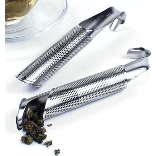 Tea Infuser For Tea Strainer Stainless Steel Infuser Pipe Design Metal Infusers Sieve Filter Accessories Infusers For Tea Brew