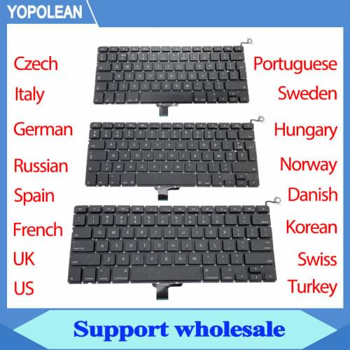 New English Keyboard UK US Layout For Macbook Pro 13" A1278 US UK Keyboard 2009 2010 2011 2012 year