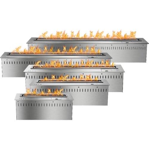 On sale 30 inch intelligent black/silver remote control wall insert linear fireplace