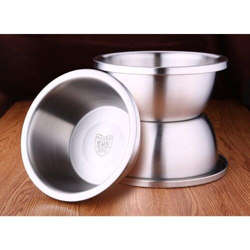 1PC stainless steel bowl baking tool cake molds stainless Decorating Tools Mix Bowls Egg Beater Pan PL 005