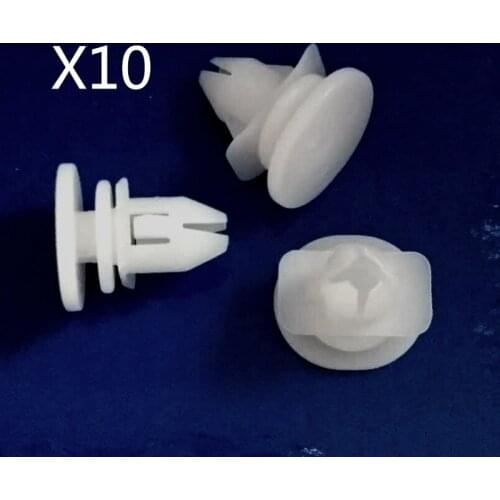 10pcs For Volvo C30 S40 V50 V60 XC60 Lower Molding Trim Clips PACK Panel Bumper Fascias Fastener Rivet Retainer Clips 30784514