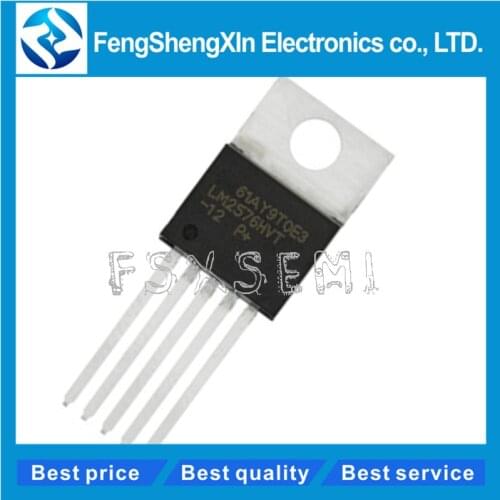 10pcs/lot LM2576HVT-12 TO220-5 Adjustable voltage regulator 12V switching voltage stabilizer chip