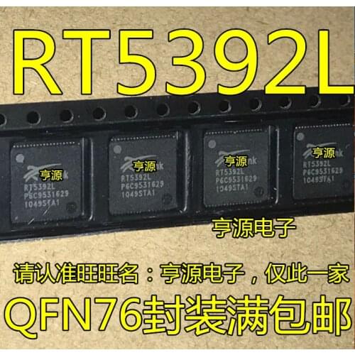100% New&original RT5392L RT5392 QFN76