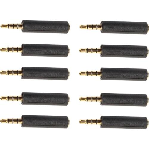 3.5mm Male to Female Universal Adapter CTIA Turn OMTP for Smartphone Parts