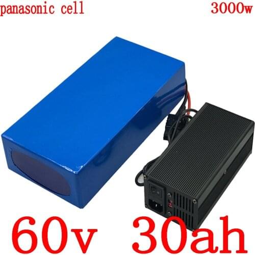 60V 30AH Lithium ion battery use samsung cell 60V 2000W 2500W 3000W electric scooter battery 60V 30AH electric bicycle battery