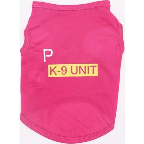 Dog Accessories Police Yorkshire Terrier Clothes For Franse Bulldog Dog Clothes Chiwawa Bouledogue Puppy Dog Cat Vest T Shirt E