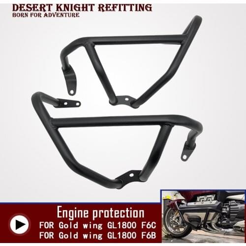Gold Wing 1800 Bumper Engine Guard Highway Crash Bar Fuel Tank Protector fits For HONDA Gold wing GL1800 F6C 2018 2019 2020
