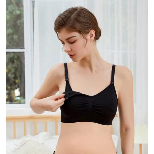 Maternity Bras Wirefree Nursing Bra Panties Set Pregnancy Clothes Prevent Sagging Breastfeeding Womens Breathable Lactancia Bra