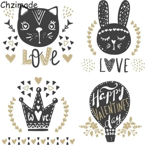Chzimade Love Valentine Days Silicone Clear Stamps For DIY Scrapbooking Embossing Album Cards Home Decoration Crafts