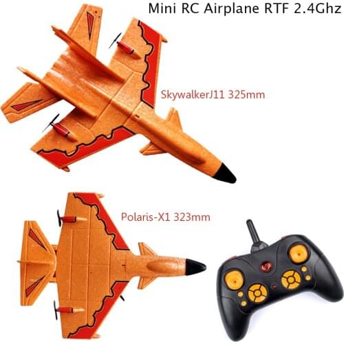 Polaris-X1 323mm / Skywalker J11 Plus 325mm Wingspan PP Mini RC Airplane RTF 2.4Ghz GYRO Plane with Remote Controller battery