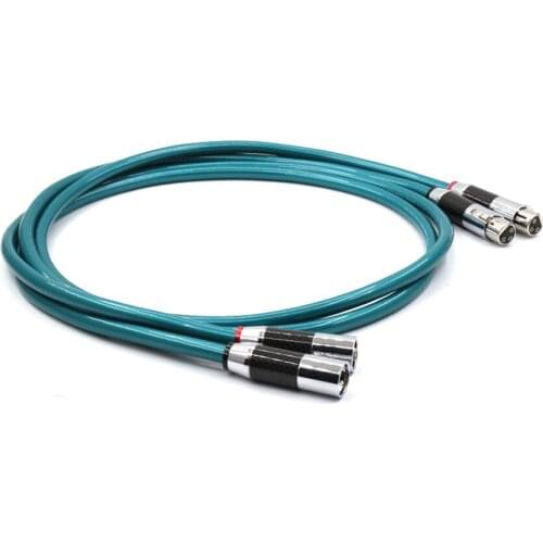 Hifi audio Ortofon 8NX OFC pure copper audio interconnect cable with carbon fiber XLR plug