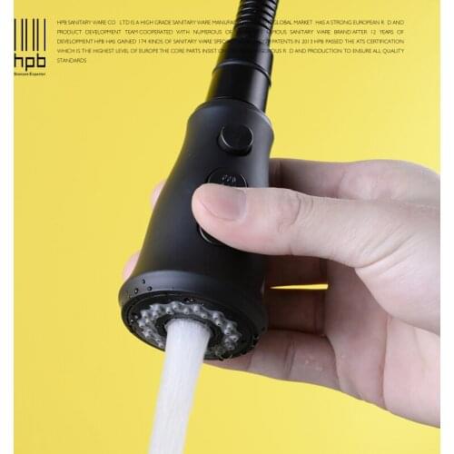 HPB kitchen sink sprayer water saving pull out sprayer nozzle spray head kitchen faucet replacement accessories tap filter H7402