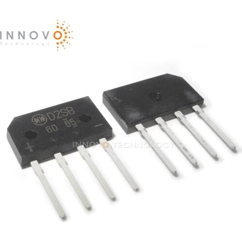 INNOVO DS2B D2SB60 D2G D2SB60HD2G D2SB-60 D2SB60-7000 Diode 600V 2A SIP-4 Free shipping New original