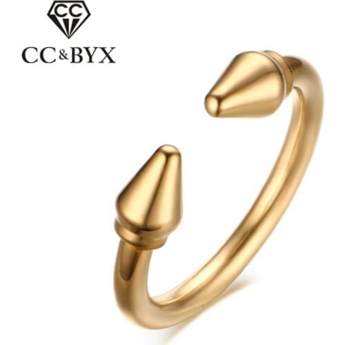 CC Arrow Stainless Steel Rings For Women And Men Trendy Jewelry Simple Couple Ring Party Accessories Anel Drop Shipping CC1266