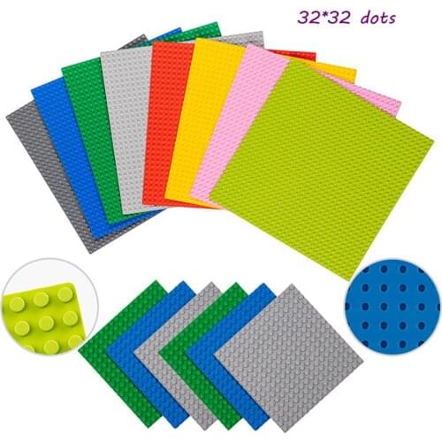 25 Style ABS Assemble Building Blocks Base Plates Figures City Classic Toys Building Blocks Baseplates Toys For Children Gift