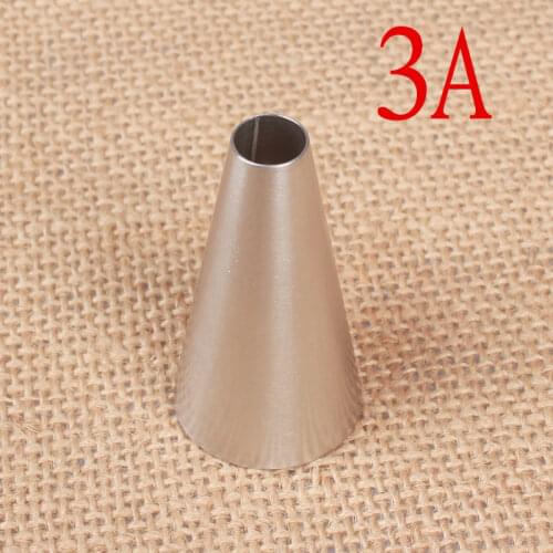 3A# round Hole round Cream Decorating Mouth 304 Stainless Steel Baking Cake DIY Tool Medium