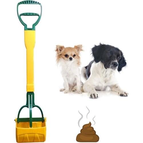 Legendog Pet Outdoor Cleaning Tools Pet Pooper Long Handle Dog Poop Jaw Poop Scoop Shovel Pick Up Animal Waste Picker