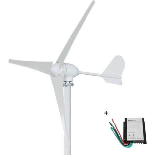 Mini Wind Generator 500W 3 Blades or 5 Blades 48v Wind Power Turbine with Waterproof Controller 12V 24V