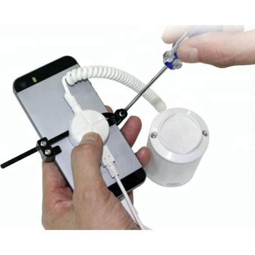 10 x Desktop Smartphone Anti-theft Solutions Cell Phone Security Display Holder Stand with Alarm_and charging for iphone,android