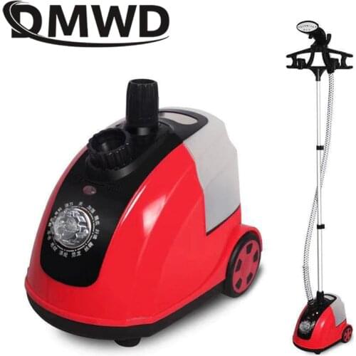 DMWD Household Garment Steamer 1800W Flat Steam Ironing Machine Adjustable Vertical Hanging Handheld Clothes Cleaning Brush EU