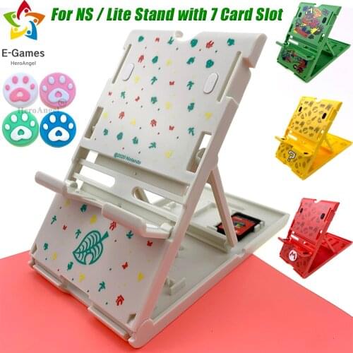 Nintend Switch Animals-Crossings Stand Adjustable Leaf Pattern Holder Bracket for Nintendoswitch Lite Phone Tablet Game accessor