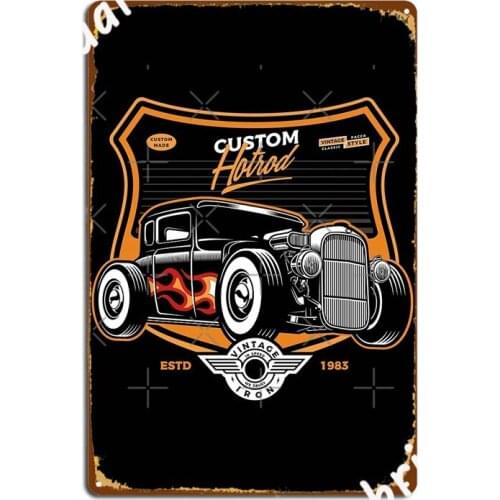Vintage Auto Racing Metal Signs Club Home Club Bar Design Painting Décor Tin sign Posters