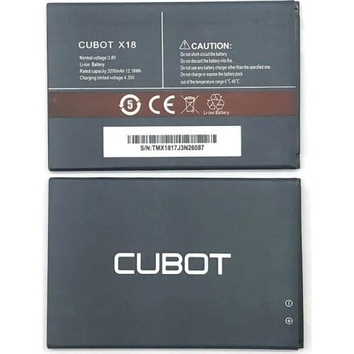 3200mAh High Quality Battery Rechargeable For Cubot X18 Mobile Phone Batterie Bateria