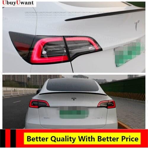 High Quality Abs Material Car Rear Trunk Racing SPOILER Wing Lip FOR Tesla Model Y 2020 -Up Coupe Performance Trunk SPOILER Wing