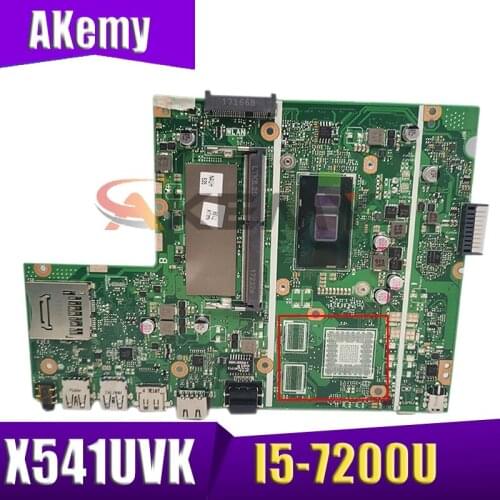 X541UVK original mainboard for ASUS X541UJ X541UV X541U X541UAK with I5-7200U Laptop motherboard