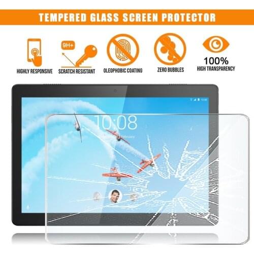 For Lenovo Tab M10 Tablet Tempered Glass Screen Protector Premium Scratch Resistant Anti-fingerprint Film Cover