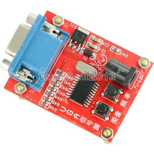 1PC Vga Signal Generator Lcd Display Tester 7V-12V Power Input