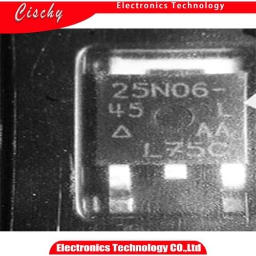 10PCS/LOT SUD25N06-45L 25N06-45L TO-252 automotive computer chip transistor car IC