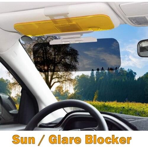 2 In 1 Car Sun Visor Extension Vehicle Sun Visor And Anti Glare Mirror For Day And Night Universal Windshield Driving Visor