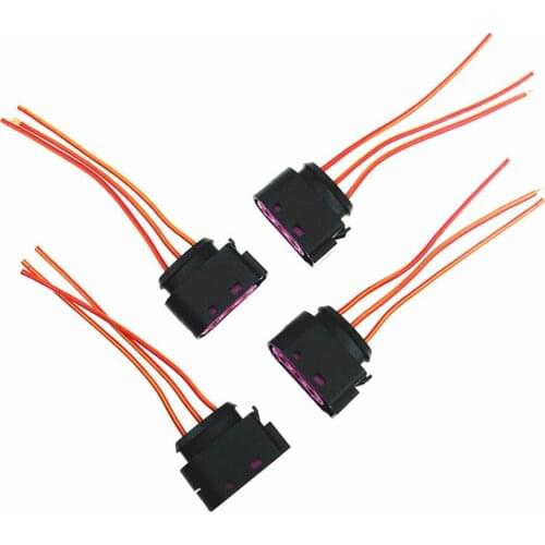 4 3-pin 1J0 937 773 1J0937773 Car Fuse Box Connector Plugs, Suitable For Golf A3 S3 TT Octavia Lavida Bora Cordoba Leon Toledo