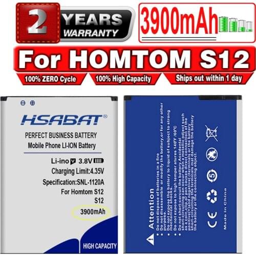 HSABAT 3900mAh Battery for HOMTOM S12