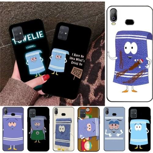CUTEWANAN New towelie episode Cover Black Soft Shell Phone Case For Samsung A10 A20 A30 A40 A50 A70 A71 A51 A6 A8 2018