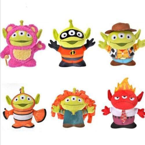 Disney Toy Story Alien Cosplay Lotso Woody Nemo Stuffed Plush Toys Cartoon Anime Alien Plush Toys Childrens Holiday Gifts