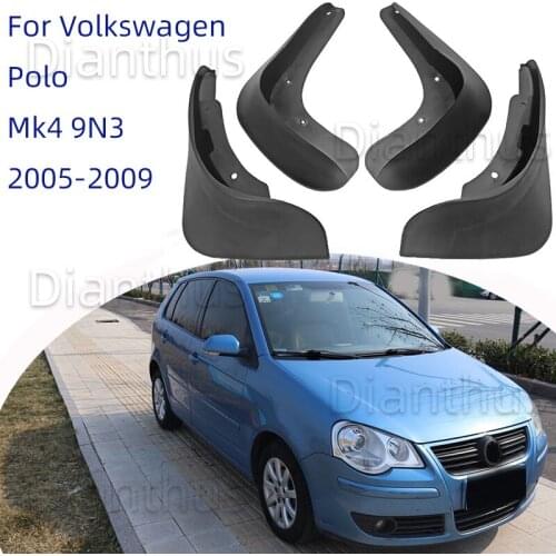 For Volkswagen VW Polo Mk4 9N3 2004-2010 2005 2006 2007 2008 2009 Car Mudguard Front Rear Fender Accessories
