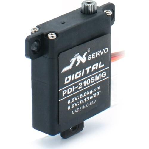 JX PDI-2105MG 21g Metal Gear Wing Servo 5.8KG Large Torque Digital Servo For RC Fixed Wing Airplane Aircraft Helicopter Parts