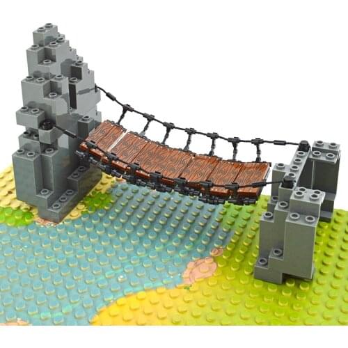 MOC Building Blocks Rock Panel 6082 6083 23996 47847 Rockery Mountains Hill Stone DIY Bricks Assemble Particles Toy for Children