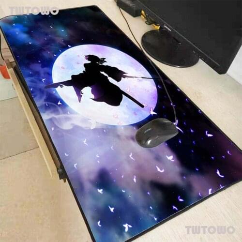 Anime Demon Slayer Kimetsu No Yaiba Large RGB Computer Mousepad Gamer Keyboard Mause Carpet Desk Mat PC Game Mouse Pad