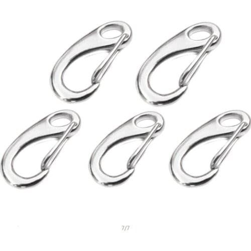 5 PCS Scuba Diving Swivel Eye Bolt Snap - Marine Grade Stainless Steel Hook Attachment