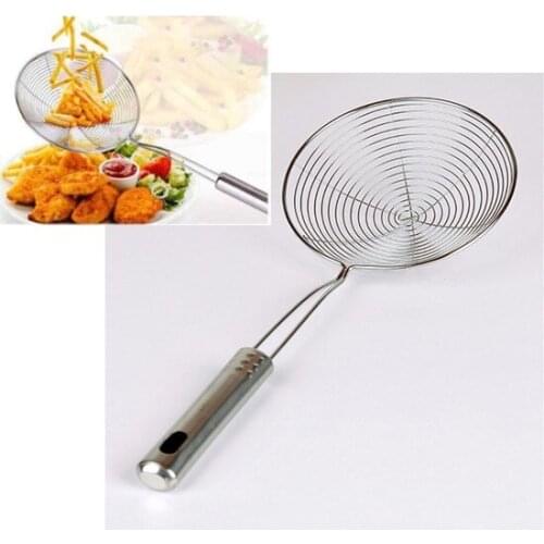 Bimbambom Frying Colander, Oil Strainer, Steel Wire Bucket kitchen gadgets and accessories utensílios de cozinha посуда для кухни