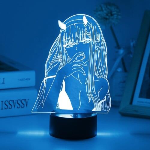 3D Anime Lamp Led Night Lights Waifu Mai Sakurajima Bunny Girl For Bedroom Festival Party Illusion Desktop Decor Boy Kids Gift