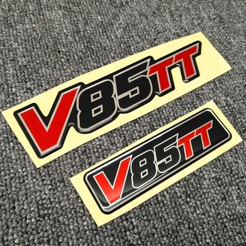 Tank Pad Motorcycle Stickers V85TT For Moto Guzzi V85 TT Protection Decal Luggage Aluminum Case Protector V 85 Emblem
