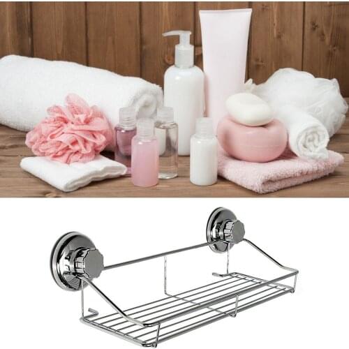 Wall-Mounted Toilet Square Rack Stainless Steel Rack Bathroom kitchen Storage Shower Shelf