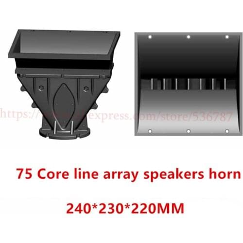 NEW 1PCS 75 Core line array speakers horn 240*230*220MM for Treble Loudspeaker